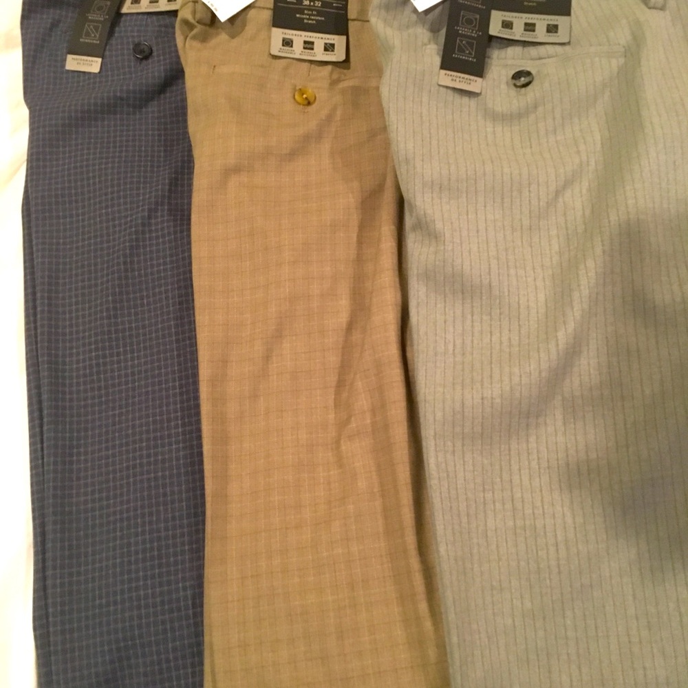 Banana Republic Wrinkle-Resist Pant 38x32 NWT